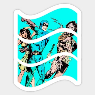 Mummy Retro Vintage Comic Old Funny Popart Scifi Fantasy Sticker